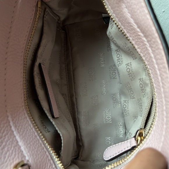 Michael Kors Hamilton Small Crossbody Woman's Travel Messenger Leather Bag Purse - Picture 10 of 15